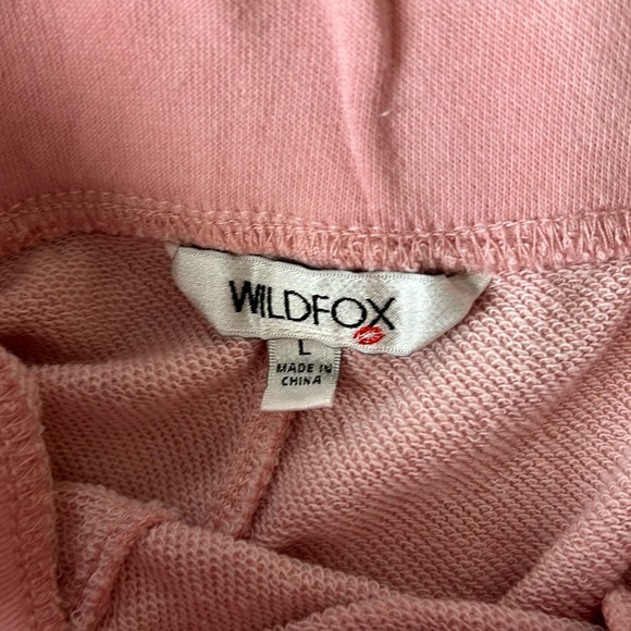🆕NWT Pink Size Large WildFox Tie-Dye Joggers/Sweatpants - Picture 6 of 7